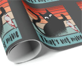 Dat is niet van mij, Innocent Cat met mes Briefkaa Cadeaupapier (Rol Hoek)