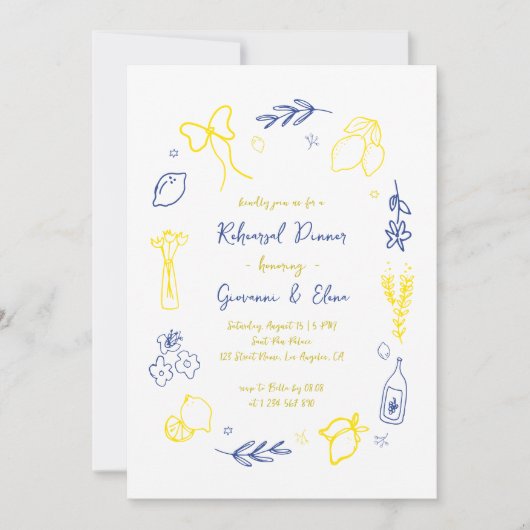 Dat is nog een handgetekend Italiaans repetitiedin Kaart (Voorkant)