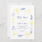 Dat is nog een handgetekende Italiaanse citroen br Kaart (Voorkant)