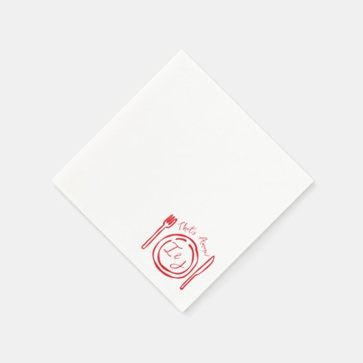 Dat is nog een handgetekende Italiaanse douchekopp Servet (Hoek)