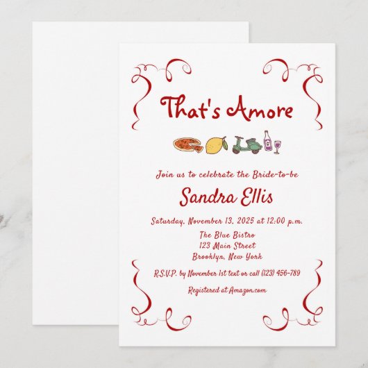 Dat is nog een Italiaans Vrijgezellenfeest Kaart (Voorkant / Achterkant)