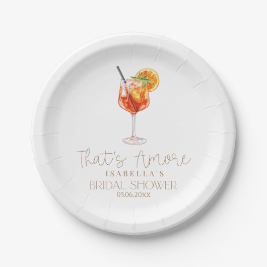 Dat is nog een Italiaans Vrijgezellenfeest Papieren Bordje (Voorkant)