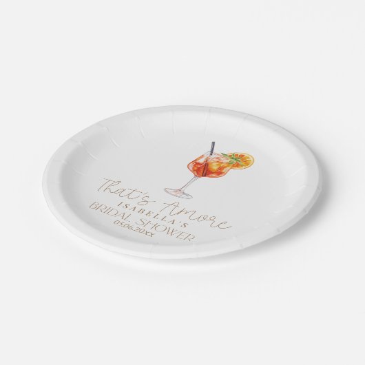 Dat is nog een Italiaans Vrijgezellenfeest Papieren Bordje (Gekanteld)