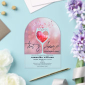 Dat is nog een Italiaanse vino voor het Vrijgezell Acryl Uitnodigingen (Insitu (Huwelijk))