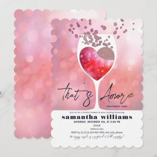 Dat is nog een Italiaanse vino voor het Vrijgezell Kaart (Voorkant / Achterkant)