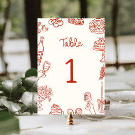 Dat is nog een rode geïllustreerde kaart