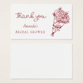 Dat is nog een Vrijgezellenfeest dank je Visitekaartje (Voorkant /achterkant)