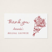 Dat is nog een Vrijgezellenfeest dank je Visitekaartje (Voorkant)