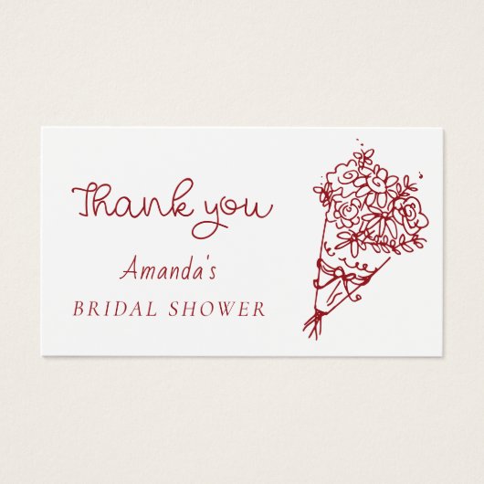 Dat is nog een Vrijgezellenfeest dank je Visitekaartje (Voorkant)