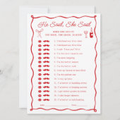 Dat is nog een Vrijgezellenfeest dat hij zei dat z Kaart (Voorkant)