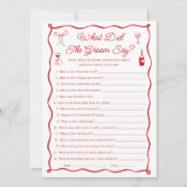 Dat is nog een Vrijgezellenfeest wat de bruidegom  Kaart (Voorkant)