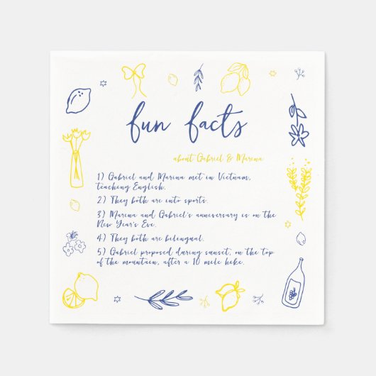 Dat is nog meer Italiaans Leuke Feiten Passen getr Servet (Voorkant)