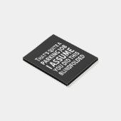 Dat is nogal een parkeerbaan - Slecht parkeren Post-it® Notes (Schuin)