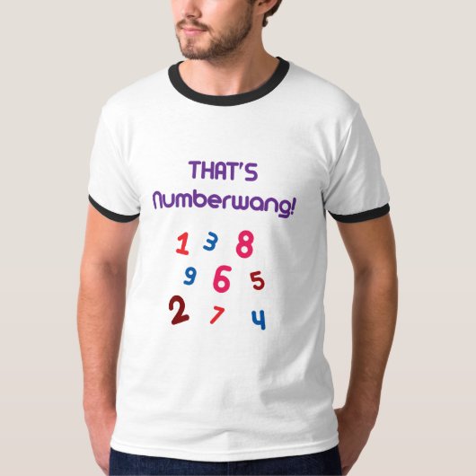 Dat is Numberwang. T-shirt (Voorkant)