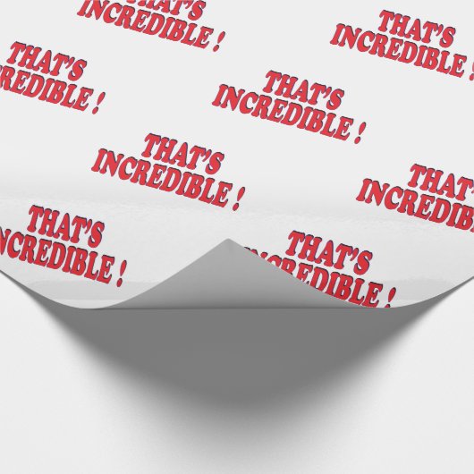 Dat is Ongelofelijk TV-Herinneringen-Inpakpapier Cadeaupapier (Hoek)