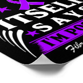 Dat is onmogelijk! Bewustzijn van fibromyalgie Poster (Hoek)