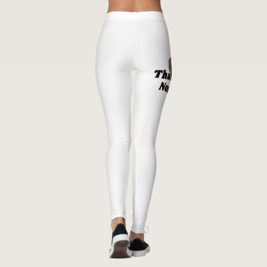 Dat is onzin shirt schattig en grappig dier leggings (Achterkant)