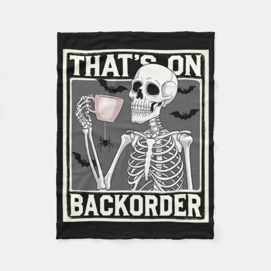 Dat is op Ckorder Apotheek Tech Skelet Dat is Ck Fleece Deken (Voorkant)