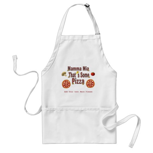 Dat is Pizza. Standaard Schort (Voorkant)