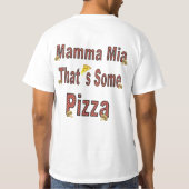 Dat is Pizza. T-shirt (Achterkant)