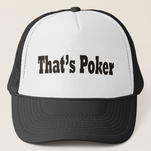 Dat is Poker Trucker Pet (Voorkant)