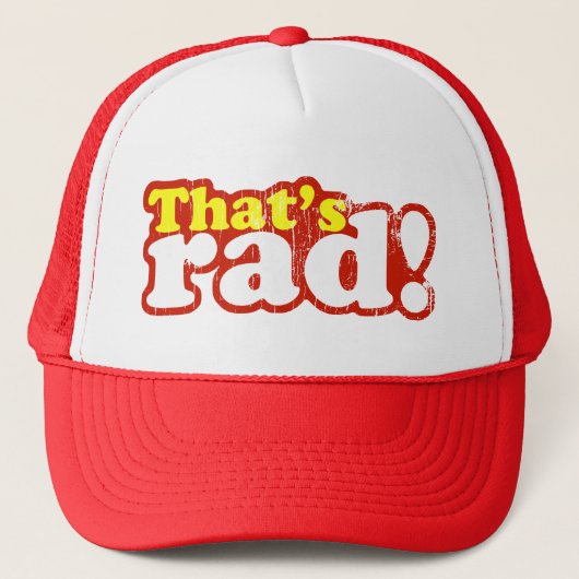 Dat is Rad Trucker Hat Pet (Voorkant)
