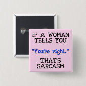 Dat is Sarcastische Grappige Knop Speld Badge Vierkante Button 5,1 Cm (Voorkant /achterkant)