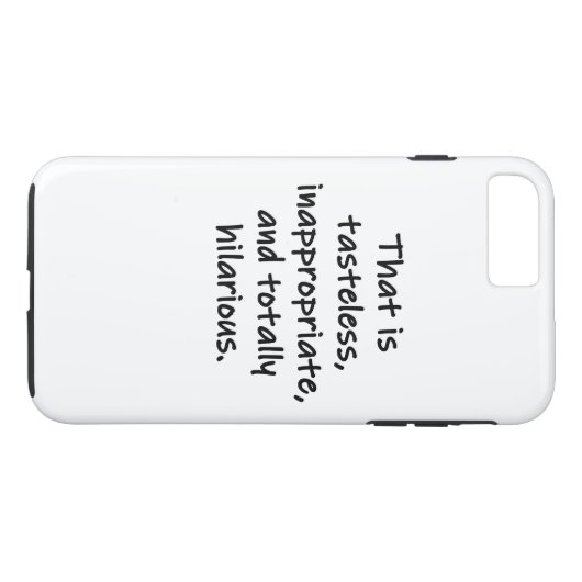 Dat is smakeloos Case-Mate iPhone case (Achterkant (Horizontaal))