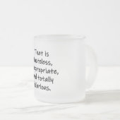 Dat is smakeloos matglas koffiemok (Voorkant rechts)
