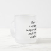 Dat is smakeloos matglas koffiemok (Voorkant links)