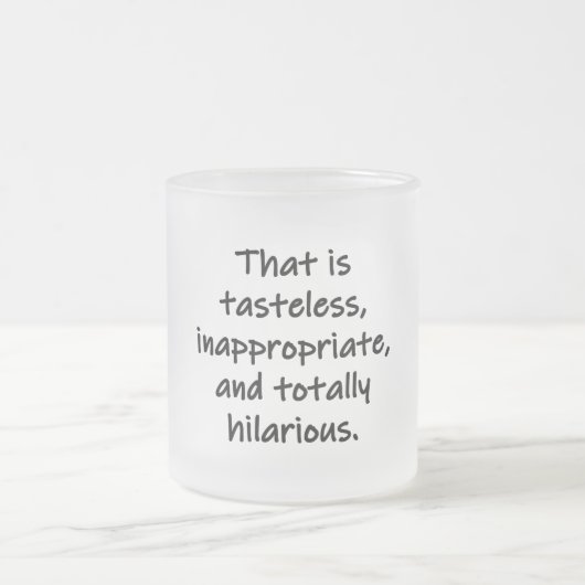Dat is smakeloos matglas koffiemok (Center)