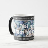 Dat is sneeuw van gisteren - gekke transport. Duit Magische Mok (Voorkant links)