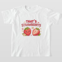 Dat is Strawberrys Cute Kids T-Shirt