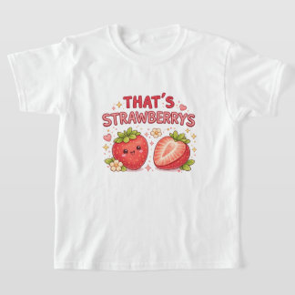 Dat is Strawberrys Cute Kids T-Shirt