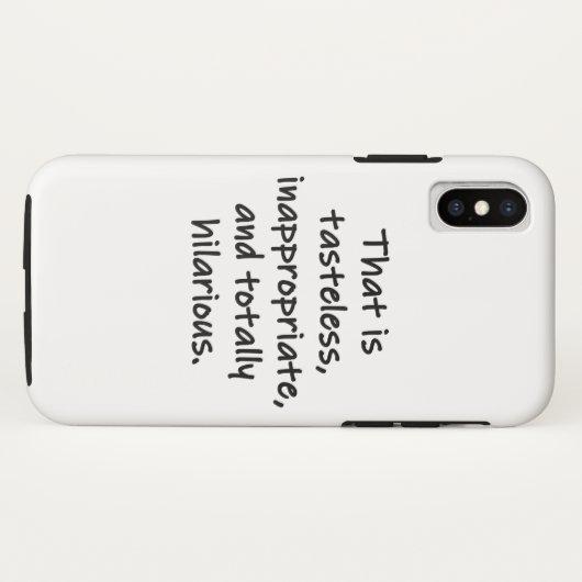 Dat is Tandaardig Case-Mate iPhone Case (Achterkant (horizontaal))