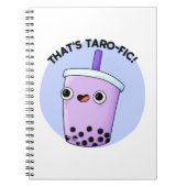 Dat is Taroffic Funny Boba Tea Pun Notitieboek (Voorkant)