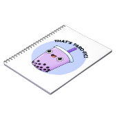 Dat is Taroffic Grappige Boba-Thee Stunt  Notitieboek (Linkerzijde)