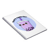 Dat is Taroffic Grappige Boba Thee Woordspeling  Notitieboek (Rechterzijde)