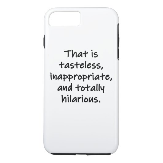 Dat is Tasteless Case-Mate iPhone Case (Achterkant)