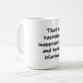 Dat is Tasteless Koffiemok (Voorkant links)