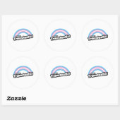 Dat is Transtastisch Ronde Sticker (Vel)