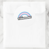 Dat is Transtastisch Ronde Sticker (Tas)