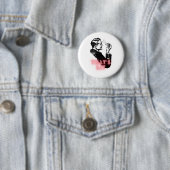 Dat is verlicht -  roker - grappig ronde button 5,7 cm (In situ)