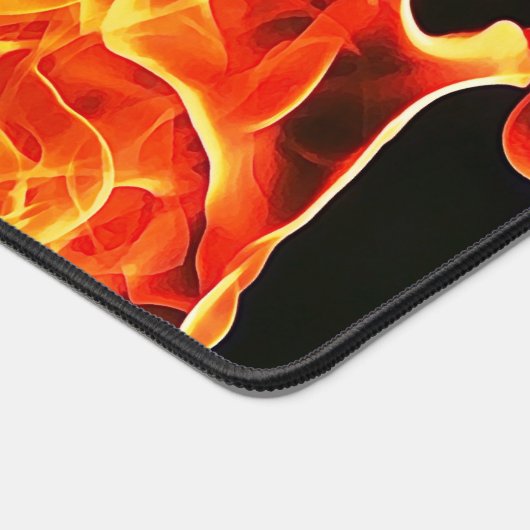 Dat is Vuur, vlammende Hot Look Desk Mat Pad (Hoek)