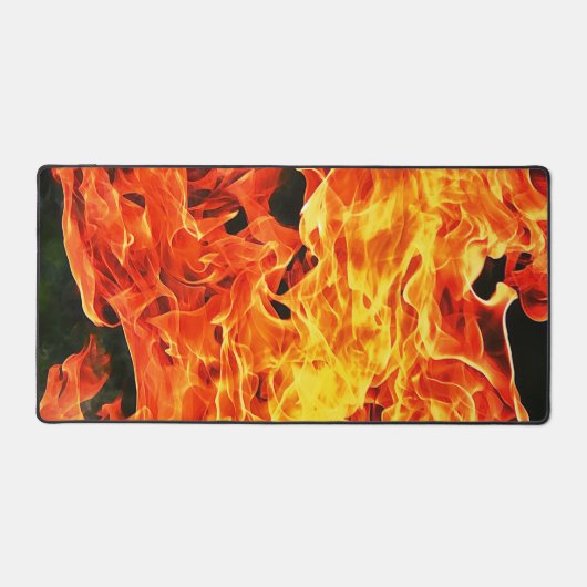 Dat is Vuur, vlammende Hot Look Desk Mat Pad (Voorkant)
