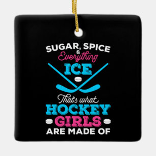 Dat is waar Hockey Meisjes van gemaakt zijn Keramisch Ornament
