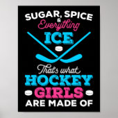 Dat is waar Hockey Meisjes van gemaakt zijn Poster (Voorkant)
