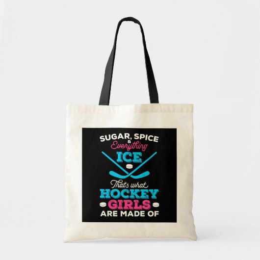 Dat is waar Hockey Meisjes van gemaakt zijn Tote Bag (Voorkant)