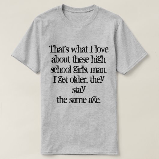 Dat is waar ik van hou bij deze middelbare schoolm t-shirt (Design voorkant)