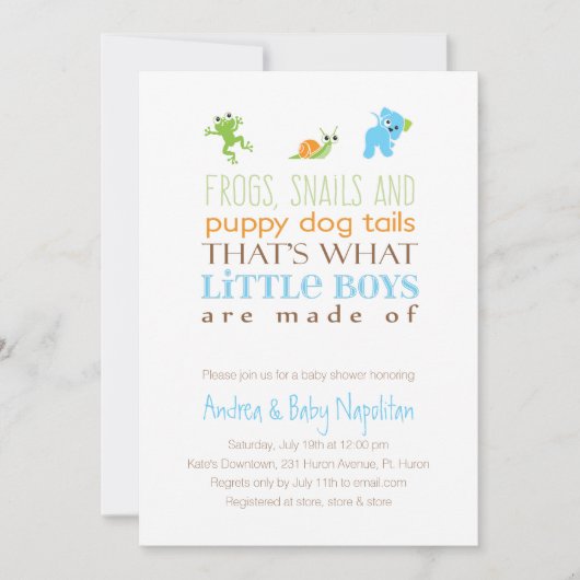 Dat is waar kleine jongens van gemaakt zijn | BAB Kaart (Voorkant)